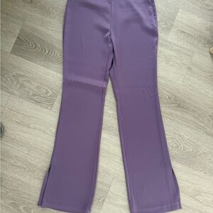 Zara Purple Boot Cut Pants
